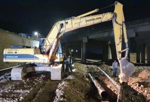 احیای خط اصلی آبرسانی شهر ایذه در عملیاتی ۱۸ ساعته