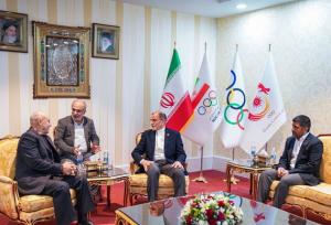 مامیاشویلی در دیدار با خسروی‌وفا: حضور در ایران برایم خیلی مهم بود