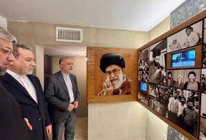 تصاویر دیدار عراقچی از منزل رهبر انقلاب