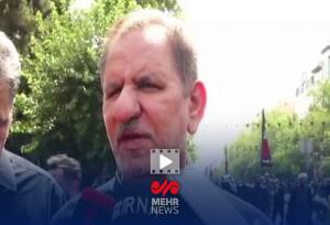 جهانگیری: ملت ایران درسی به رژیم صهیونیستی داد که ماندگار خواهد شد