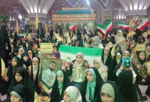 «گردهمایی ۱۵ هزار نفری نوجوانان آرمانی لشکر قدس» برگزار شد