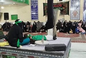 مراسم تعزیه خوانی در شب وفات حضرت معصومه (س) در بردسکن 