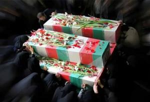 تشییع پیکر مطهر شهید گمنام در دهلران