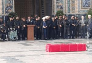 پیکر فرزند معاون رئیس جمهور در حرم رضوی تشییع شد