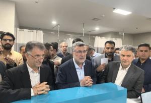 افتتاح مرکز اورژانس جدید بیمارستان طالقانی کرمانشاه باحضور وزیر بهداشت