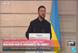 «زلنسکی» توافق تسلیحاتی ۱۰ ساله اوکراین با فرانسه را تشریح کرد