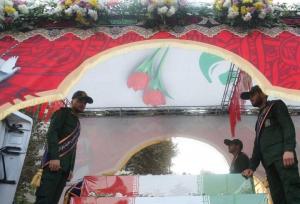 آیین تشییع ۸ شهید گمنام در اهواز برگزار شد