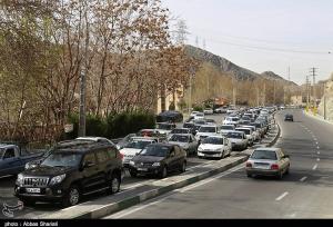 ترافیک سنگین در جاده چالوس/تردد روان در هراز و فیروزکوه