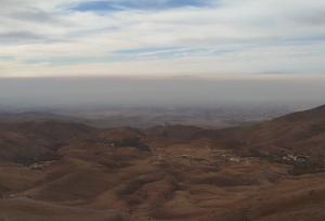 هشتگرد در دود فرو رفت