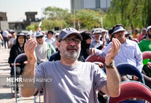 همایش پیاده‌روی به مناسبت هفته بسیج در روستای جهان‌آباد برگزار شد