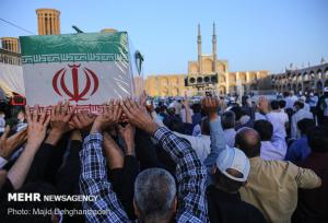 تشییع جانباز هشت سال دفاع مقدس در مجومرد