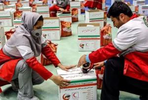 توزیع بیش از 3 هزار بسته معیشتی توسط هلال احمر استان تهران