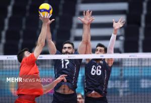 تیم ملی والیبال ایران مقابل ترکیه پیروز شد