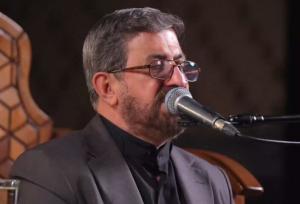 روضه خوانی در محفل عزای فاطمی در حرم مطهر رضوی