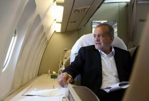 پزشکیان وارد سنندج شد