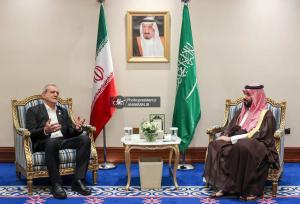 تصاویر توجه‌برانگیز از پزشکیان و بن سلمان در دوحه