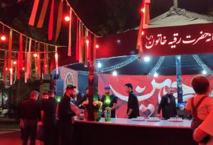 خدمت‌رسانی ایستگاه‌های صلواتی به عزاداران حسینی در آذربایجان غربی