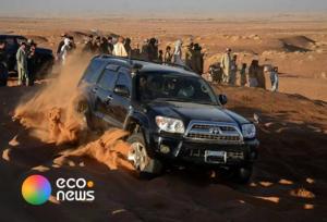 نمایش پرهیجان خودروهای شاسی‌بلند در قندهار  