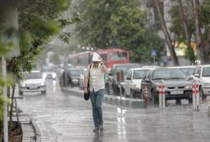 هشدار نارنجی بارش رگبار شدید و تگرگ در استان تهران