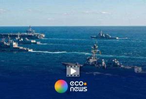 لحظه حمله آمریکا به یک قایق در اقیانوس آرام+فیلم