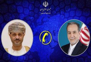 گفتگوی تلفنی وزرای امور خارجه ایران و عمان