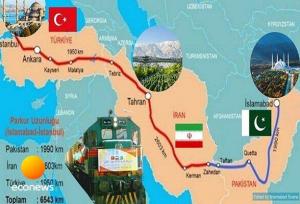 ایران در محور ترانزیت شرق و غرب قرار می‌گیرد
