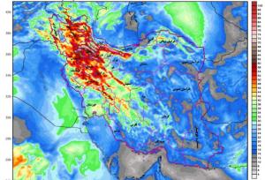 تداوم افت شدید دما، وزش باد و بارش برف و باران 