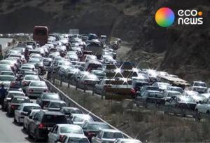 ترافیک سنگین در چالوس و آزادراه تهران-شمال