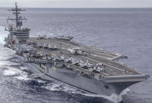 ویدئو فارس از نحوه حمله ایران به ناو آبراهام لینکلن