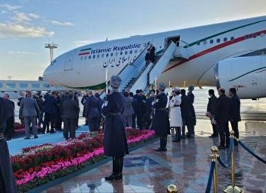 رئیس جمهور وارد تاشکند، پایتخت ازبکستان شد
