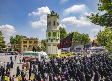خروش مردم ساری در جشن ملی پیروزی انقلاب+فیلم