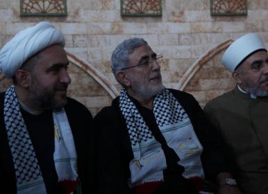 حضور فرمانده سپاه قدس در موکب فلسطینی‌ها+ فیلم