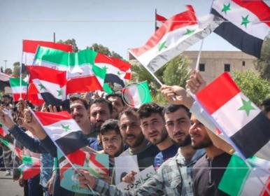 استقبال مردمی از رئیسی درفرودگاه دمشق+فیلم