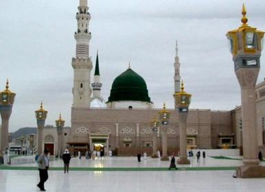 مسجدالنبی در آستانه حج تمتع خلوت شد+فیلم