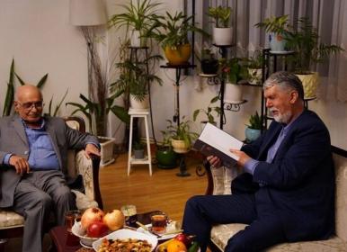 وزیر ارشاد در شب یلدا مهمان مرادی کرمانی بود