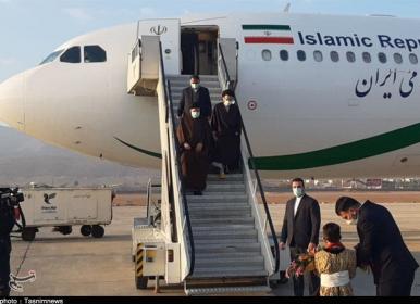 رئیس جمهور وارد استان لرستان شد + فیلم
