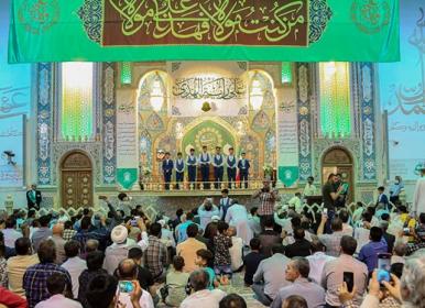 جشن غدیر در حرم حضرت معصومه (س) +تصاویر