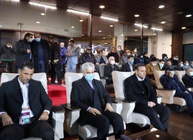  حضور معاون اول رئیس جمهور، سجادی در میان تماشاگران + فیلم