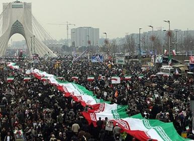 آغاز راهپیمایی 22 بهمن با حضور گسترده مردم ایران