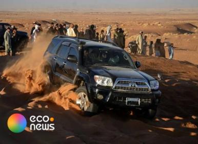 نمایش پرهیجان خودروهای شاسی‌بلند در قندهار  