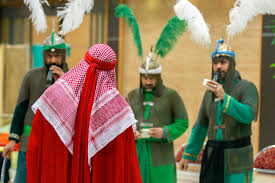 تعزیه روز عاشورا و آتش زدن خیام حسینی