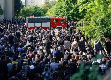 حماسه مردم قدرشناس تهران درتشییع شهدای خدمت