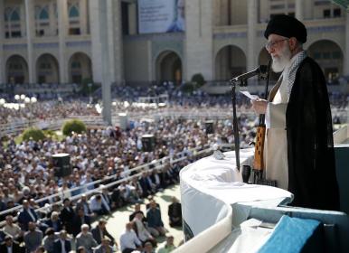 بیانات کامل رهبر معظم انقلاب در نماز جمعه نصر+فیلم
