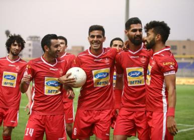 گل‌های اول و دوم پرسپولیس به نفت مسجدسلیمان +فیلم 