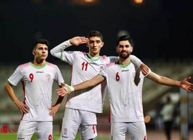 تیم ملی امید ایران تیم افغانستان را گلباران کرد+فیلم