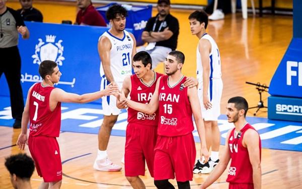 بسکتبالیست‌های نوجوان ایران برای مقام پنجم می‌جنگند