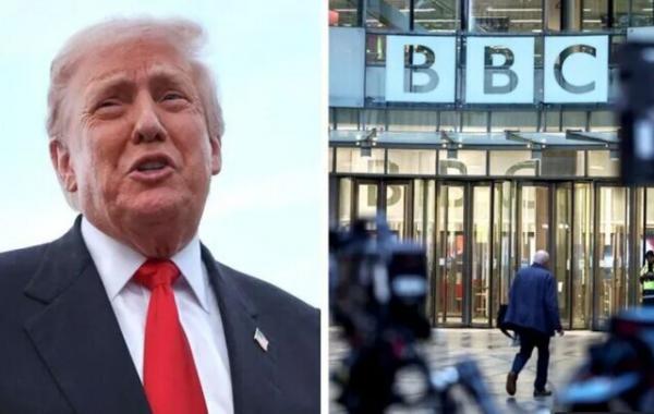 شکایت ترامپ از بی‌بی‌سی و درخواست غرامت هنگفت!