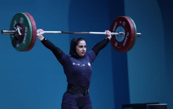 دختر وزنه‌بردار ایران صاحب دو مدال برنز شد
