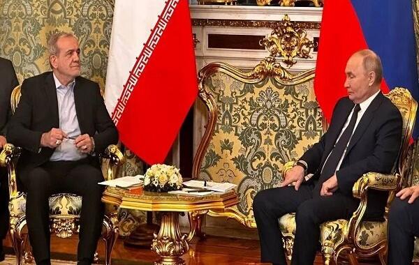 پزشکیان و پوتین در ترکمنستان دیدار می‌کنند