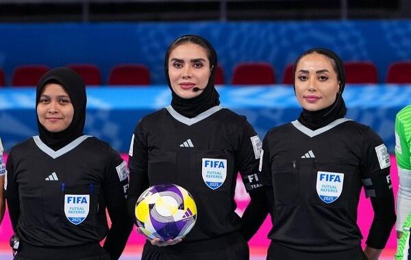 قضاوت داوران زن ایران در بازی های فوتسال آسیا